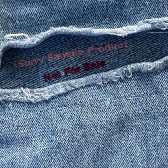 Rare One-of-a-kind pair of Sorry Not For Sale Sample Jeans - Size 30 x 33 OOAK - Picture 3 of 12